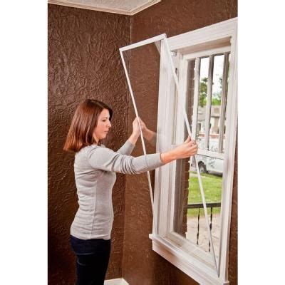 DIY storm windows. Snap-N-Seal 42 in. x 64 in. Storm Window Frame Kit-2130 - The Home Depot ...