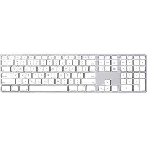 Apple Keyboard With Numeric Keypad - English (USA) MB110LL/B B&H