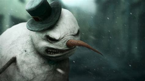 Evil Snowman, Horror Art, Art, Artwork, Snowmen, HD wallpaper | Peakpx