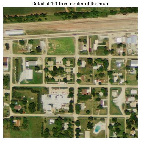 Aerial Photography Map of Fairmont, NE Nebraska