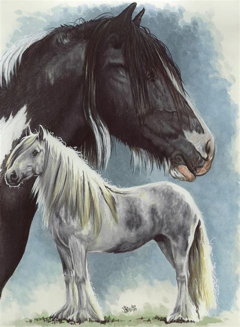 Gypsy Cob Painting by Barbara Keith - Fine Art America