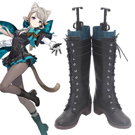 Genshin Impact Lynette Cosplay Boots – Gcosplay