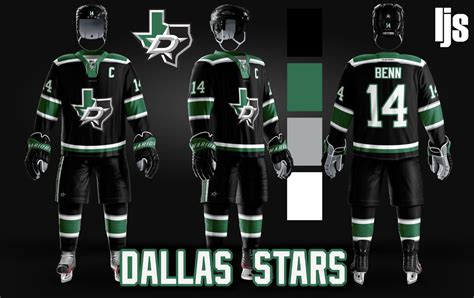 Dallas Stars jersey design as part of my third jersey series : r ...