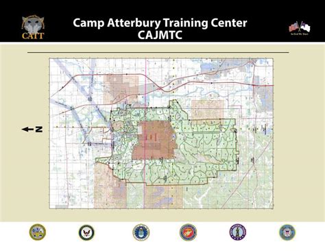 Camp Atterbury Training Area Map