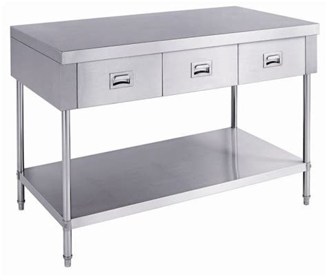 Work Table With Drawers - Shiva Kitchen Equipments Pvt Ltd