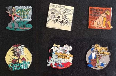 Retro Collectible Disney Pins - Sherwood Auctions