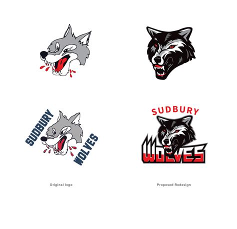 Sudbury Wolves logo design concept on Behance