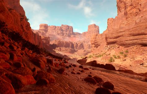 ArtStation - Desert Canyon