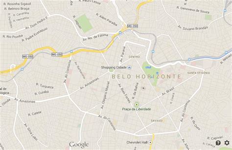 Map of Belo Horizonte