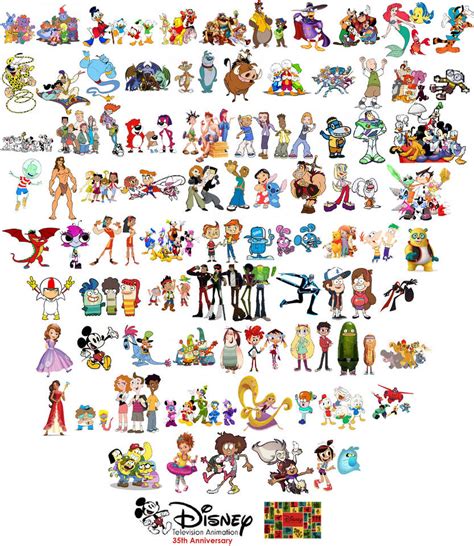 Disney Television Animation 35th Anniversary by KabeyaM on DeviantArt