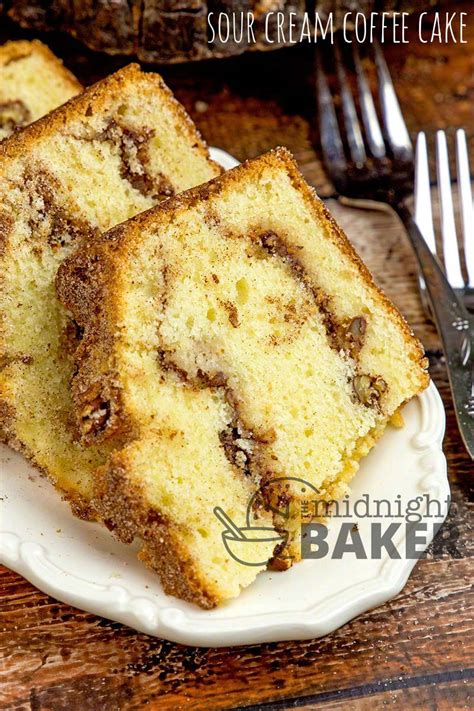 Sour Cream Coffee Cake - The Midnight Baker