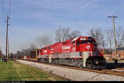 RJCC 5361 R.J. Corman Railroads EMD SD40T-2 at Louisville, Kentucky by ...