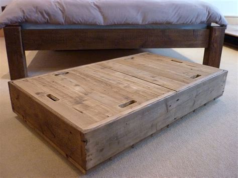 Wooden underbed storage boxes | Under bed storage, Under bed storage bins, Under bed storage ...