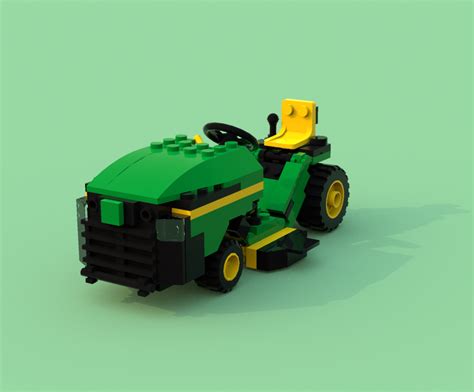 LEGO MOC Lego John Deere Tractor by BobaBricks | Rebrickable - Build with LEGO