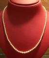 Natural Pearl Necklace Basra Pearls from Persian Gulf - 32 carats