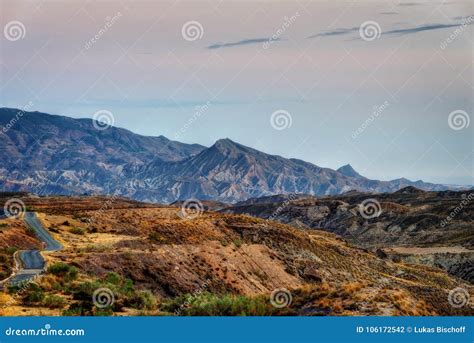 Tabernas Desert Spain stock photo. Image of outdoors - 106172542