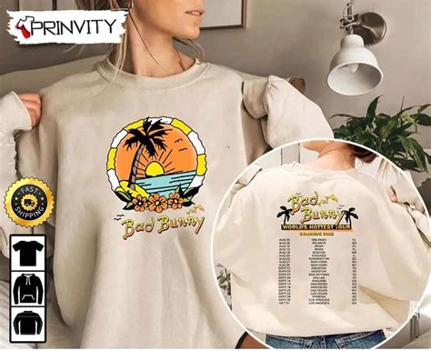 2022 Bad Bunny World’s Hottest Tour Un Verano Sin Ti Merch Shirt ...