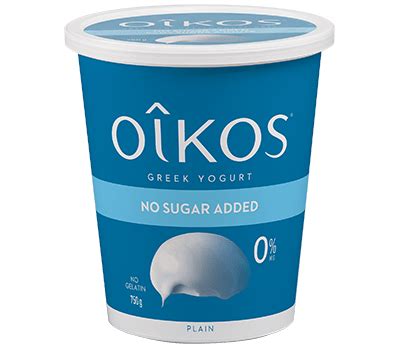 Plain 0% Greek Yogurt | Oikos Canada