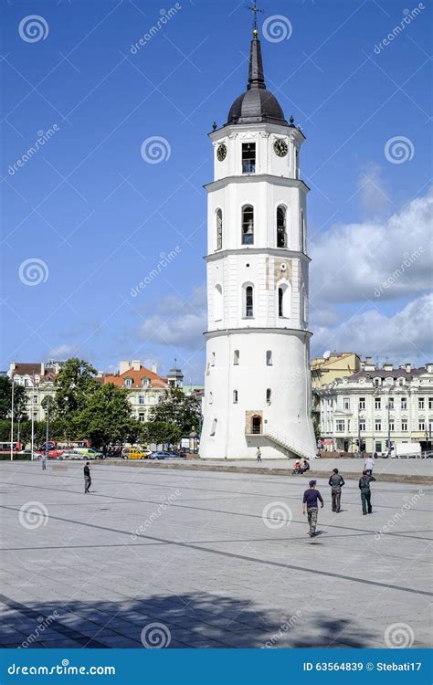 Vilnius, Lithuania, Europe, Cathedral Square Editorial Stock Image ...