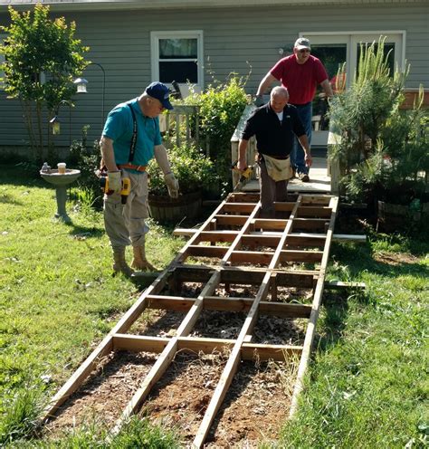 Wheelchair Ramp Build, 7 May 2016 - Messiah Lutheran Church