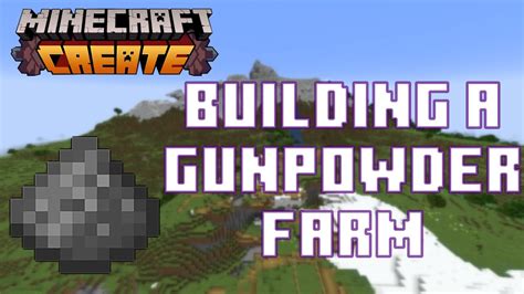 Continuing My Create Only Gunpowder Farm! - YouTube