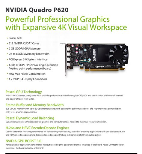 NVIDIA Quadro P620 - Professional Graphics | Leadtek Global