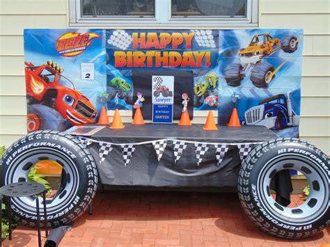 Blaze and the Monster Machines Second Birthday Party | Birthday parties, Happy birthday, Birthday