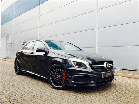 2013 63 reg Mercedes-Benz A45 AMG 2.0 4 MATIC + BLACK + AERO KIT + PAN ...