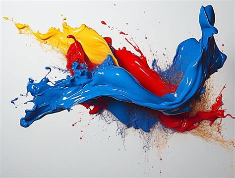 Blue Red Paint Splash Background, Motion, Paint, Background Background Image And Wallpaper for ...