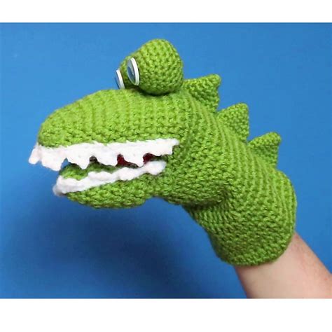 Ravelry: Crocodile Hand Puppet pattern by Teenie Crochets