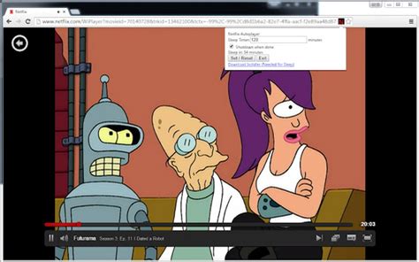 Netflix Autoplayer - With System Sleep Timer for Google Chrome - Extension Download