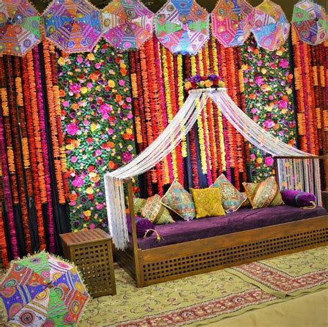 Mehndi Night Stage - Wedding Decoration