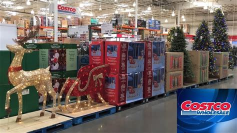 COSTCO CHRISTMAS TREES DECORATIONS HOME DECOR - SHOP WITH ME SHOPPING STORE WALK THROUGH 4K ...