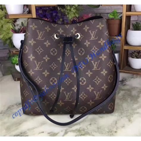 Louis Vuitton Monogram Canvas Neonoe Black M44020