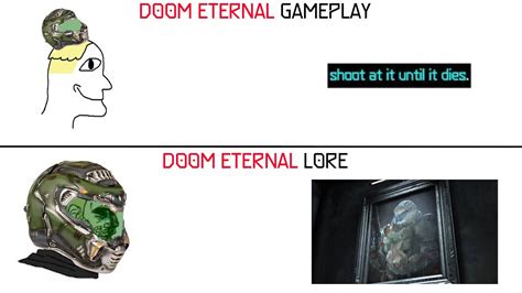 doom eternal lore vs gameplay - YouTube