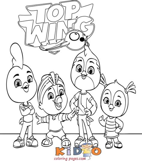 Top wing coloring pages printable - Kids Coloring Pages