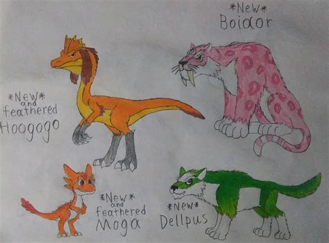 Stone Age: World Pets (Redesigned) 1\4 by Dino1998 on DeviantArt