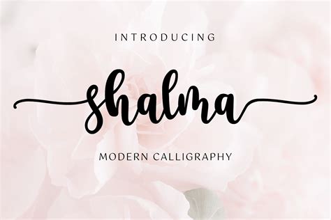 Shalma Modern Calligraphy Font - Dafont Free