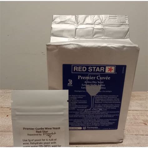 Red Star Premier Cuvée Wine Yeast, Repacked 5g | Shopee Malaysia