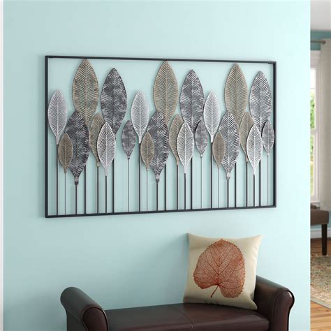 The Best Metal Leaf Wall Decor by Red Barrel Studio