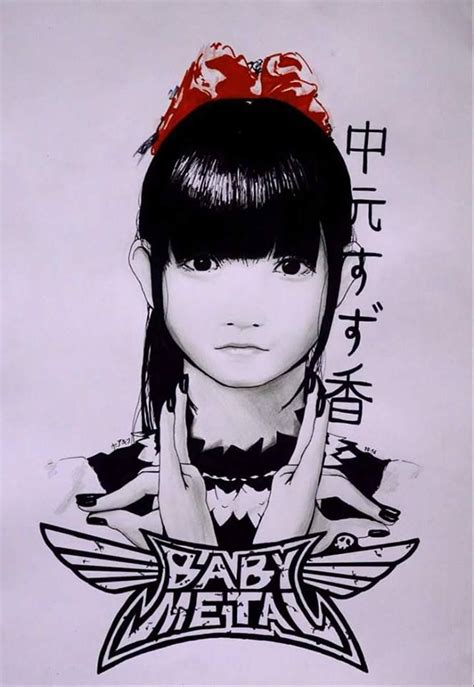 Su-Metal Babymetal fan art by unknown | Fan art, Heavy metal, Kami