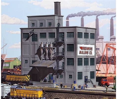 Walthers Cornerstone N Scale Building/Structure Kit Red Wing Milling Co. 616374067824 | eBay