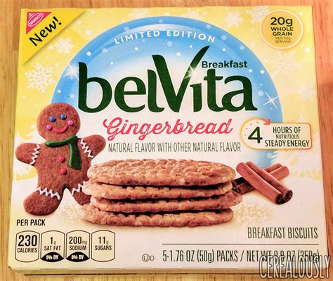 Review: belVita Gingerbread Breakfast Biscuits