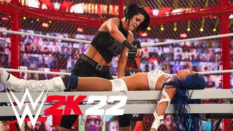 Bayley vs. Sasha Banks | Hell In A Cell 2020 [WWE 2K22] - YouTube