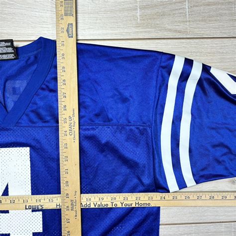 Vintage Y2K Jim Harbaugh Colts Jersey Good... - Depop