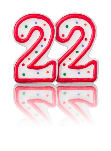 Red number 22 with reflection on a white background | Carroll Garage Doors