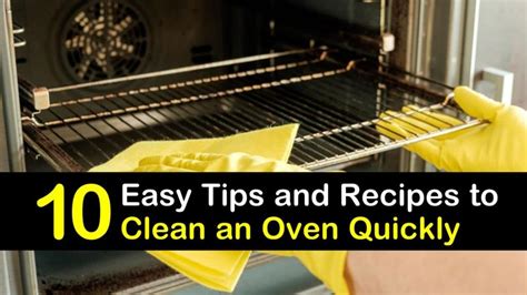 10 Speedy Solutions to Clean an Oven