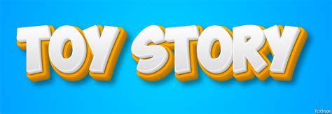 Toy Story Text Effect and Logo Design Movie