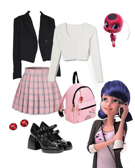 Marinette outfit 2 | Trajes inspirados, Disfraces caseros para mujer ...