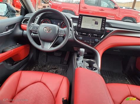 Toyota Camry Black And Red Interior